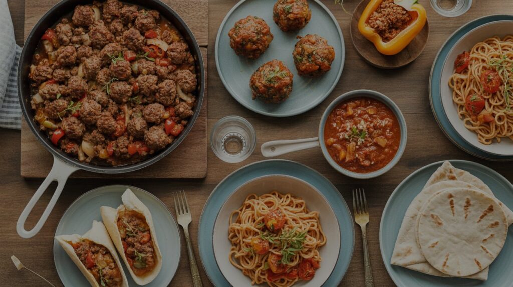 ground lamb