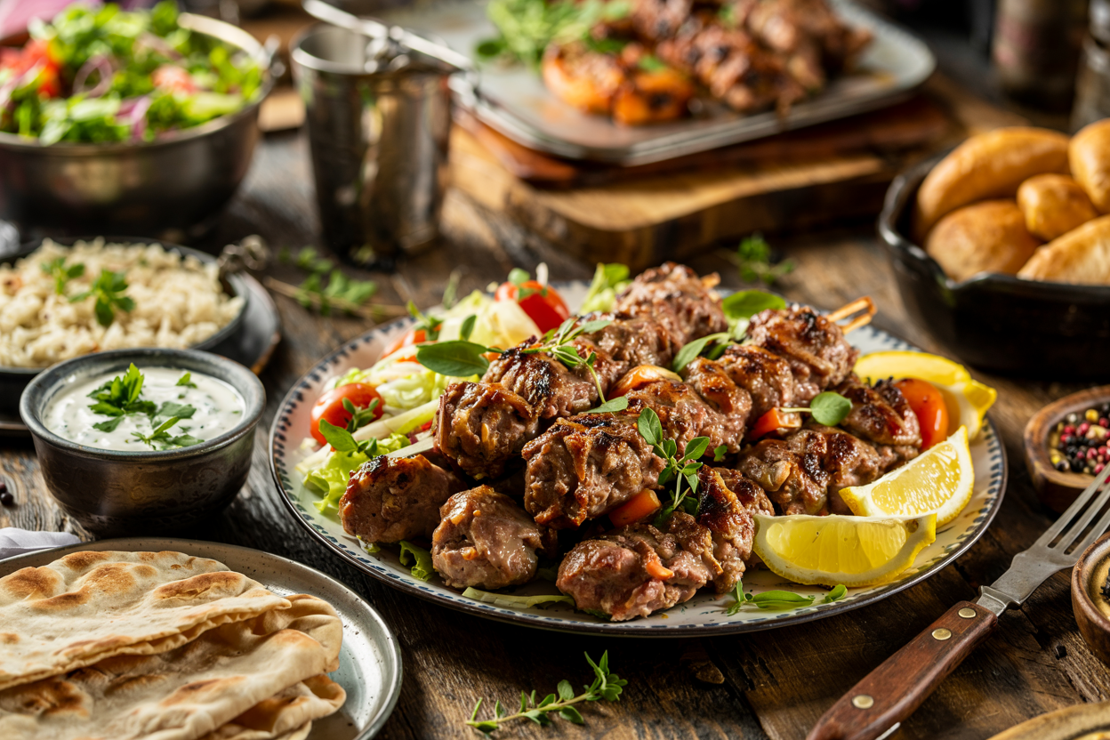 ground lamb kebabs