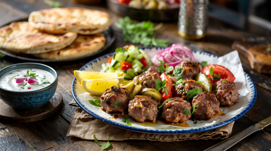 ground lamb kebabs
