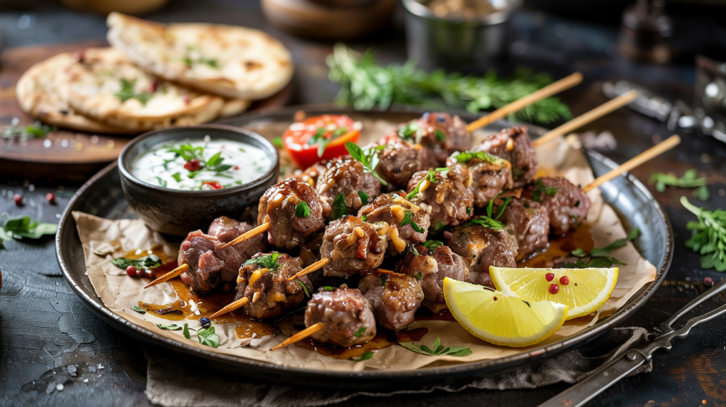 ground lamb kebabs